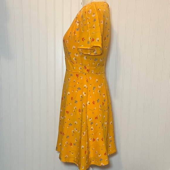 Madewell Belladonna 100% silk floral dress - Picture 5 of 10